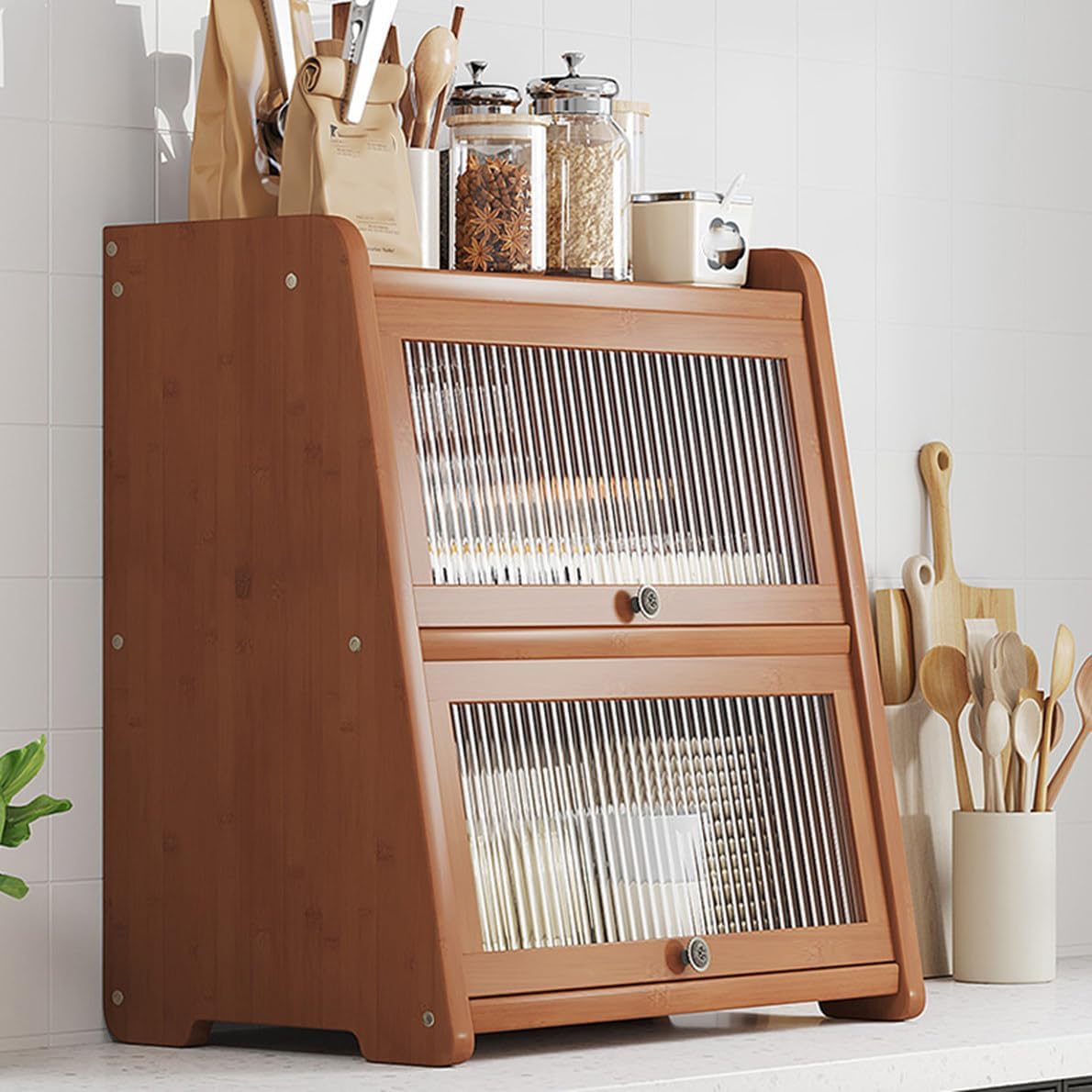 カリーナseries】CR-1560DP-BR ディスプレイキャビネット ブルックリン